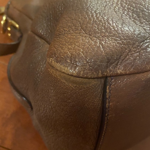 Brown PRADA satchel bag - Picture 6 of 9